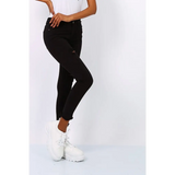 Black Ripped High Waist Skinny Jeans - Jeans