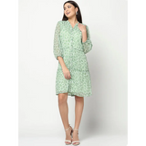 Light Green Shirt dress - Dresses